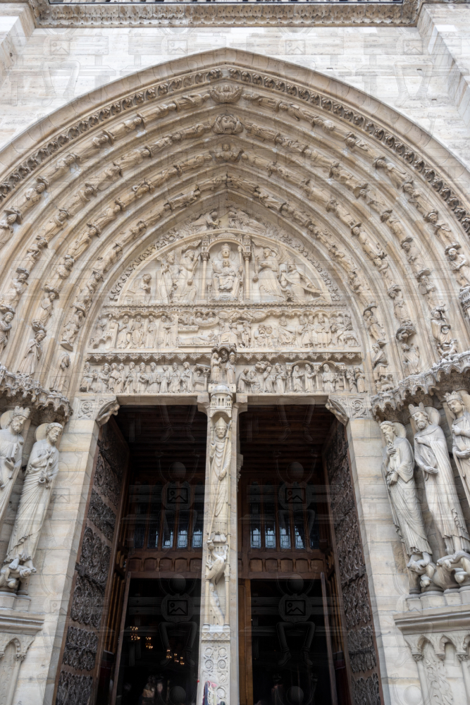 Notre-Dame-Eingang